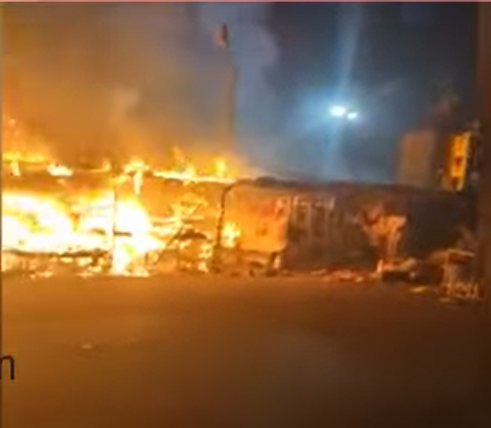 ଭୋଗ ଦୋକାନରେ ନିଆ ଜଳିଗଲା ୧୦ ଦୋକାନ